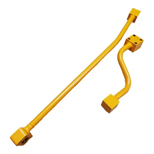 挖掘机配件龙工75斗臂油缸铁管铲斗油缸进油管回油管斗泵液压油管