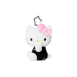 名创优品三丽鸥正版HelloKitty毛绒挂件黑白可爱卡通包挂饰钥匙扣