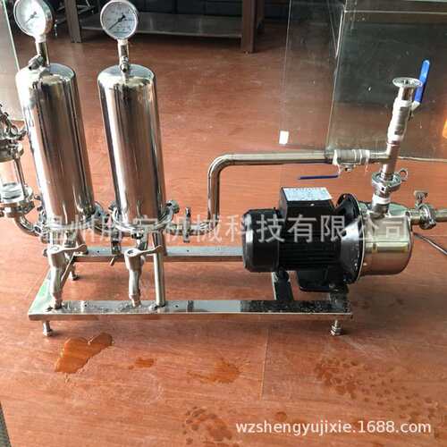 白酒过滤器 食品级不锈钢酒水过滤催陈机 黄酒烧酒崔陈过滤器