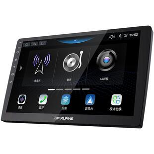 阿尔派车载导航中控无线carplay智能大屏一体机倒车360影像记录仪