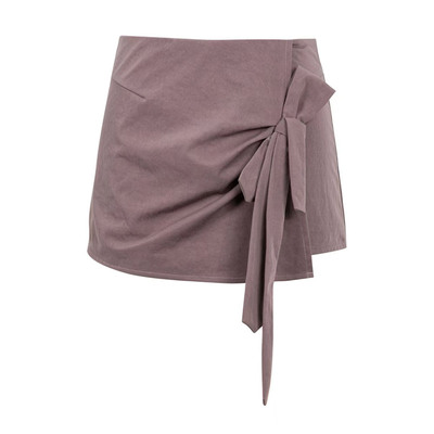 FUNNEL IN  蝴蝶结不规则短裙女显瘦超好看独特漂亮半裙