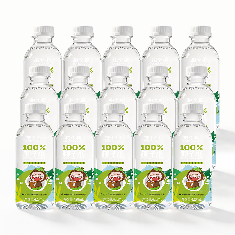 711椰子水同款椰源饮料420ml瓶装