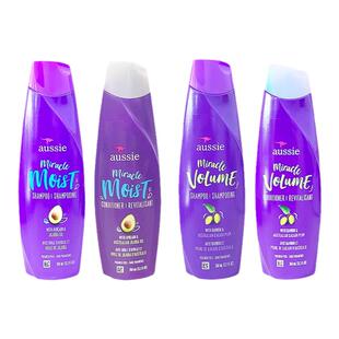 美国Aussie紫袋鼠丰盈蓬松控油滋润顺滑洗发水护发椰奶奇迹发膜