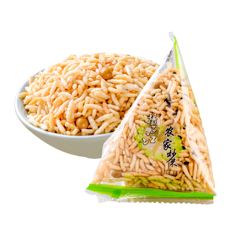 扬子江炒米炒货食品特产农家风味原味零食传统糙米小吃解馋小包装