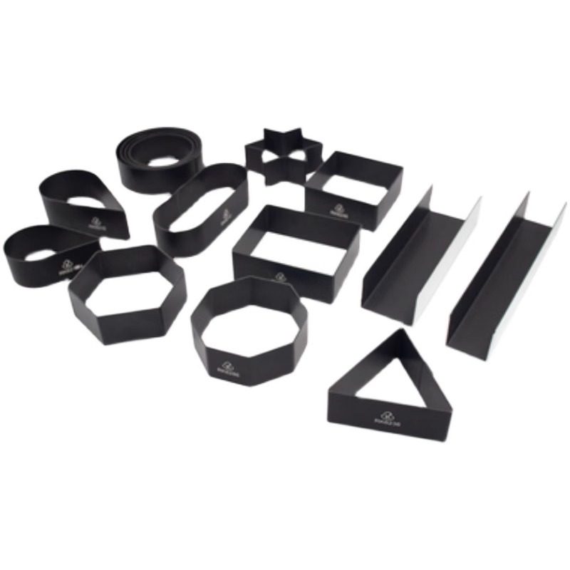 锐凯面包烘焙器具面包圈 食品级双面不沾 易脱模面包模水滴型长方