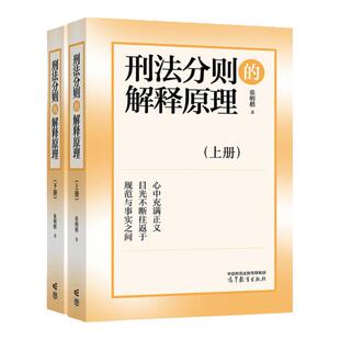 正版 刑法分则的解释原理 上下册 张明楷 高等教育出版社 刑法解释方法 刑法分则与总则 刑法分则规范含义 刑法学教材