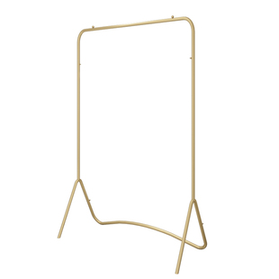 卧室内晾衣架落地阳台晒衣杆可拆卸单杆式适宜家用简易挂衣服架子