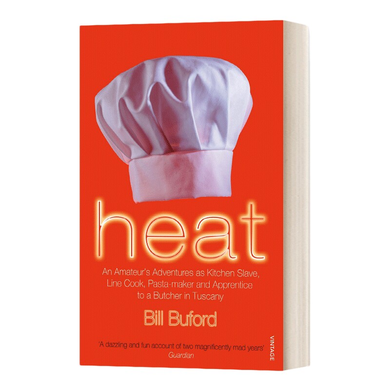 英文原版 Heat 后厨机密 从杂志编辑到厨室学徒 比尔·比福德 英文版 进口英语原版书籍