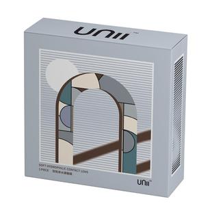 博士伦美瞳半年抛1片甜酷风近视隐形眼镜混血彩瞳Unii大小直径