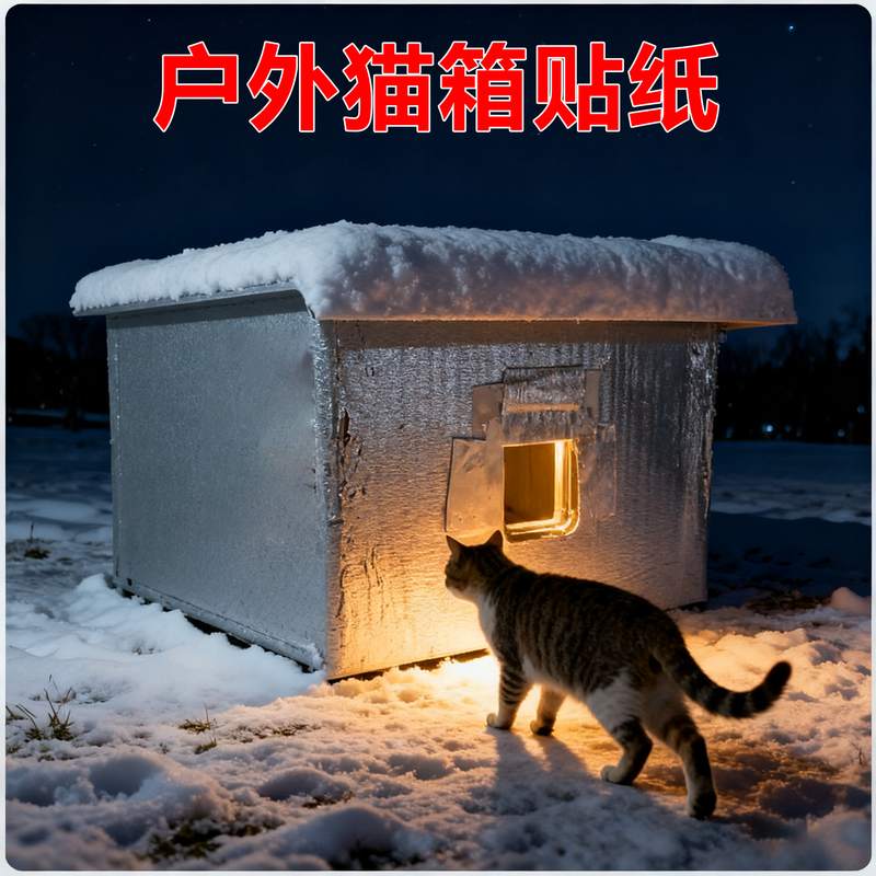 泡沫箱猫屋狗窝室户外防水冬季保暖自制保温铝箔锡纸自粘贴纸材料