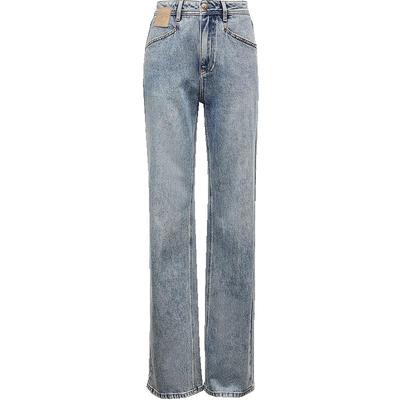 ONLY百搭中腰直筒长裤牛仔裤