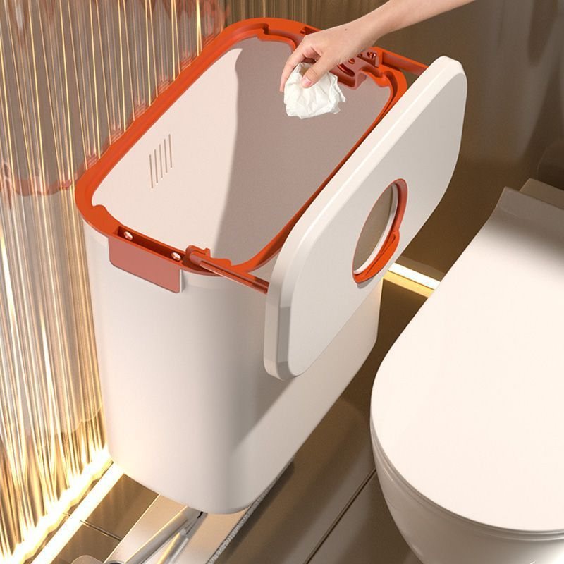 垃圾桶家用壁挂卫生间专用纸桶厕所带式桶盖卫生新款纸篓2025挂