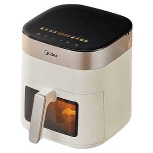 美的空气炸锅免翻面智能触控可视炸烤箱大容量6.5L烹饪机KZC6517