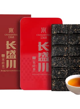 长盛川湖北青砖茶米砖茶65g