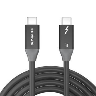 雷电3数据线双头typec公对公电脑接移动硬盘40GB传输雷雳PD100W充电连接线高速传输外接显示器阿波罗羚羊声卡