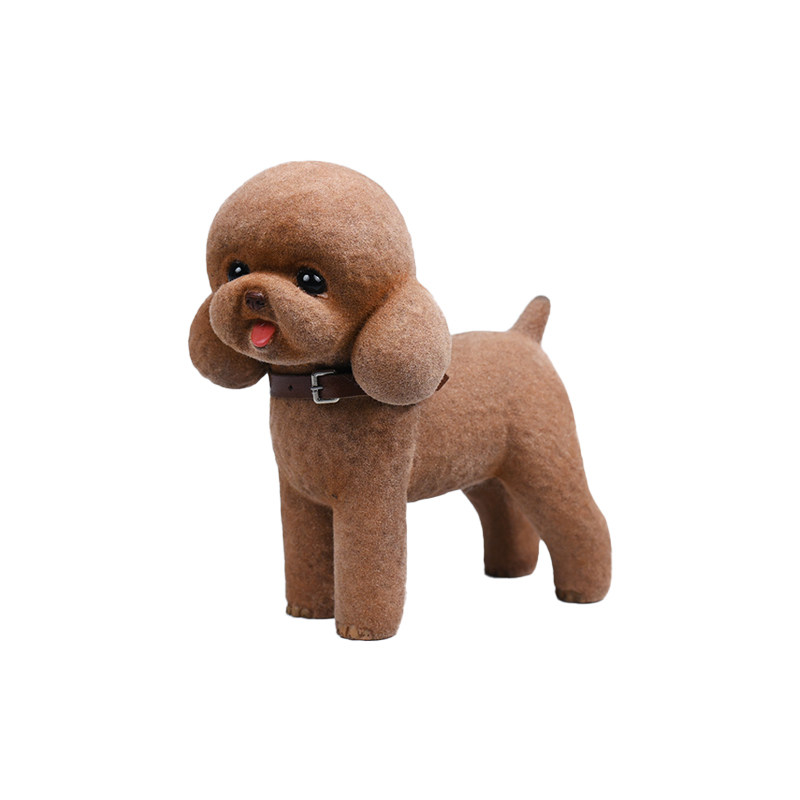 【JXK官方店】可爱贵宾犬模型