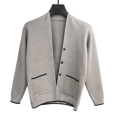 披肩开衫毛衣外套秋季男装纯色