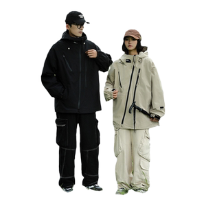 ProteusBoy冲锋衣外套男春秋冬季户外机能登山男生夹克新款厚棉服