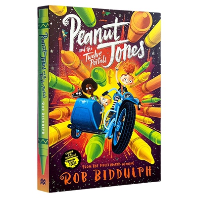 花生琼斯英文Peanut.Jones 全3册 女版哈利波特 激发想象力创造力畅销儿童文学小学生课外阅读漫画故事书正版