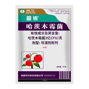 美国拜沃 哈茨木霉菌 黄瓜霜霉病番茄灰霉病立枯病杀菌剂1000g