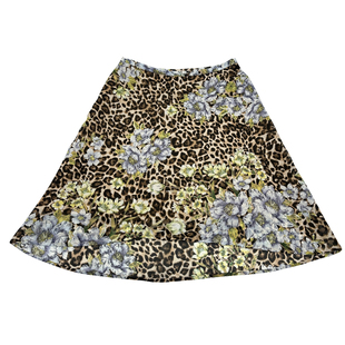 西子瓦25夏古早日杂嬉皮士复古轻薄印花豹纹格子波点雪纺裙半身裙