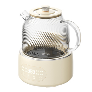 Clara可莱养生壶炖煮一体家用多功能花茶壶全玻璃纯养生烧水壶