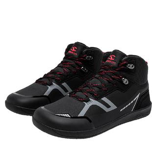 HOBIBEAR宽楦赤足高帮鞋男女士2025秋冬加绒保暖新款防滑耐磨舒适