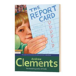 报告卡 英文原版小说 The Report Card 成绩单 安德鲁克莱门斯 Andrew Clements 我们叫它粉灵豆Frindle作者 全英进口英语书籍