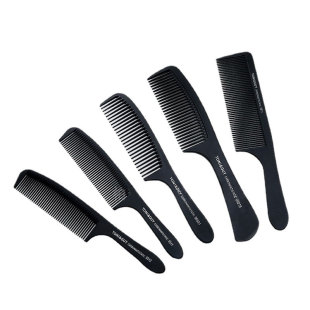 梳子男女剪发美发专用理发店平头梳推头家用超薄苹果梳吃发防静电