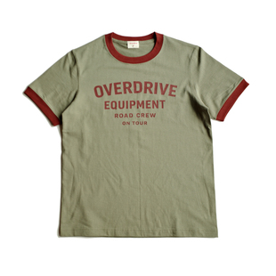 过载商店 OVERDRIVE EQUIPMENT 美式复古Ringer T撞色纯棉短袖
