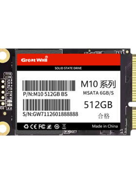 长城MSATA固态硬盘256G/512G