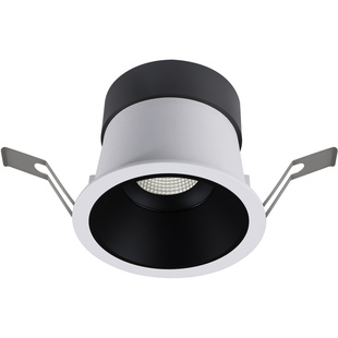 浴室天花led防水射灯卫生间淋浴房防眩护眼高显RG0嵌入式cob筒灯