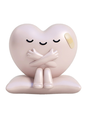 治愈系爱心存钱罐摆件