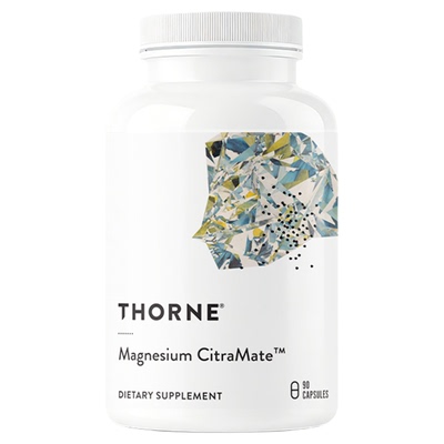 Thorne悦恩美国进口柠檬酸镁胶囊双重复合镁放松助好眠90粒M272