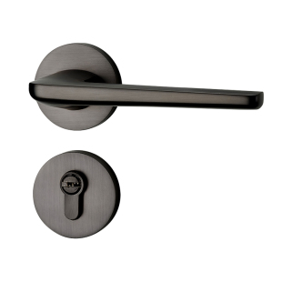 德国KABO门锁室内卧室北欧黑色分体卫生间简约房门锁静音实木门锁