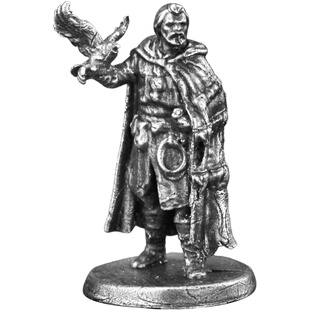 白铜金属冰封大陆军士兵人模型手办桌面游戏棋子摆件成品现货玩具