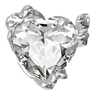 Dare买手店 Boonee 正品熔岩爱心宝石耳骨夹甜美轻奢耳夹贴耳设计