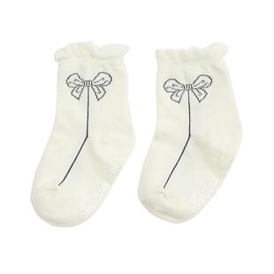 tartineetchocolat法国巧克力童装新品夏女童花边短袜公主袜