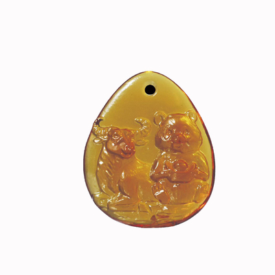 正品宋韶光吉祥物2026年集雅轩马年宋大师琉璃摆件挂属鼠牛熊保岁