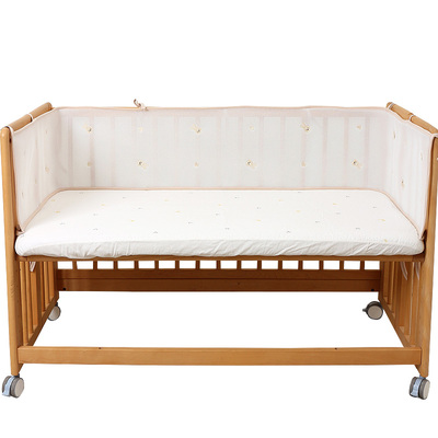 优伴婴儿床围夏季网状通风围栏