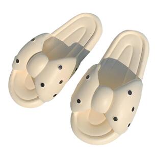 细细条 仙女风蝴蝶结拖鞋女夏季时尚外穿eva踩屎感软底防滑沙滩鞋