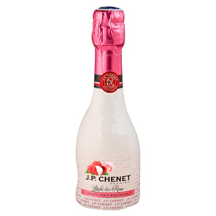 【自营】J.P.CHENET香奈法国进口时尚荔枝玫瑰香起泡葡萄酒200ml