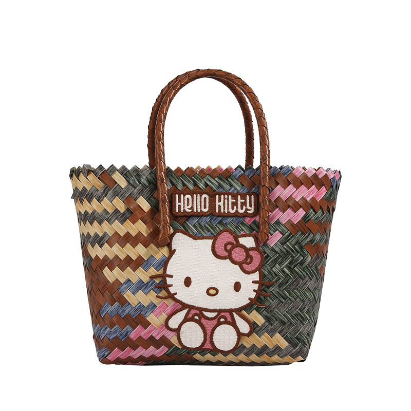 可爱HelloKitty凯蒂猫菜篮子包