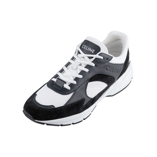 CELINE赛琳男士绒面革圆头系带低帮休闲鞋男春秋推广XY