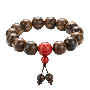 老凤祥凤享好礼诸事圆满送男友漆器檀香檀木文创手串生日礼物情侣