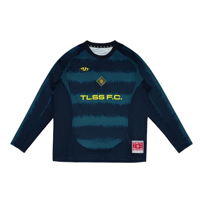天朗足球TLSS FC NOSTALGIA运动生活潮流复古球衣宽松T恤长袖上衣