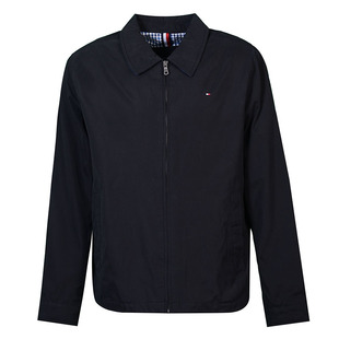 Tommy Hilfiger汤米外套男春秋新款休闲潮牌纯色立领夹克上衣男装