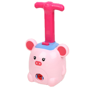 抖音益智男孩女孩飞天空气动力玩具车汽球吹气球惯性车3-10岁