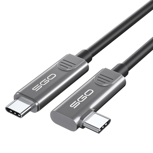 sgo/斯格光纤VR串流线Quest2串联线VR头盔眼镜充电Type-c线弯头
