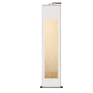 【草木堂】复古蜡染诗笺卷轴创意宣纸水印底纹画轴毛笔国画创作纸四尺四开对开书法作品纸免装裱空白挂轴